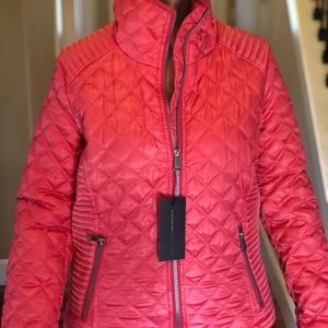 Lightweight ladies puffer coat coral Marc New York